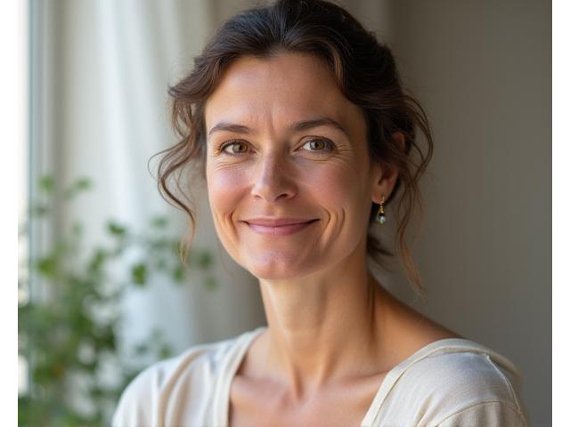 Ritratto di Giulia Colombo, coach certificata, con un sorriso empatico.